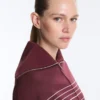 Chaqueta larga de rayas marineras con modal Soft Touch Chaqueta larga de rayas marineras con modal Soft Touch