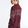 Chaqueta larga de rayas marineras con modal Soft Touch Chaqueta larga de rayas marineras con modal Soft Touch