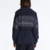 Chaqueta larga de rayas marineras con modal Soft Touch Chaqueta larga de rayas marineras con modal Soft Touch