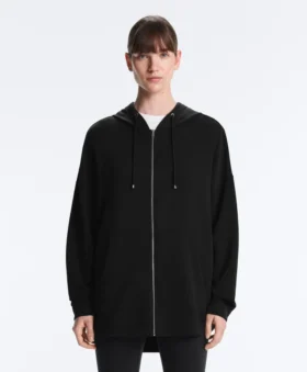 Chaqueta larga Soft Touch con modal