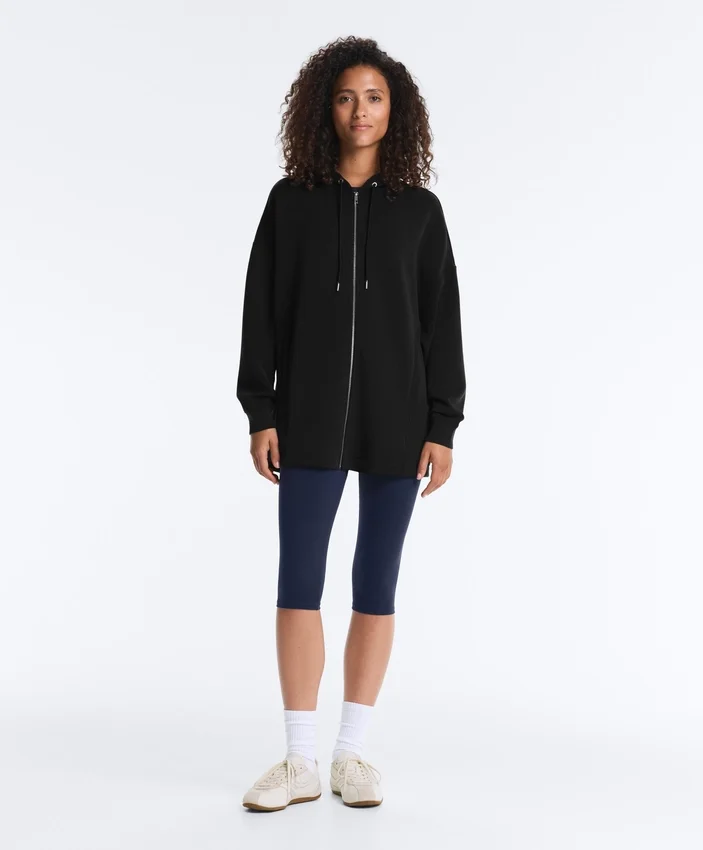 Chaqueta larga Soft Touch con modal Chaqueta larga Soft Touch con modal