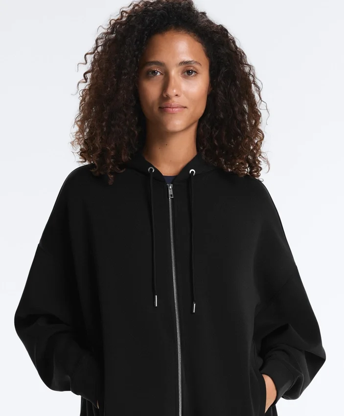 Chaqueta larga Soft Touch con modal Chaqueta larga Soft Touch con modal