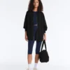 Chaqueta larga Soft Touch con modal Chaqueta larga Soft Touch con modal