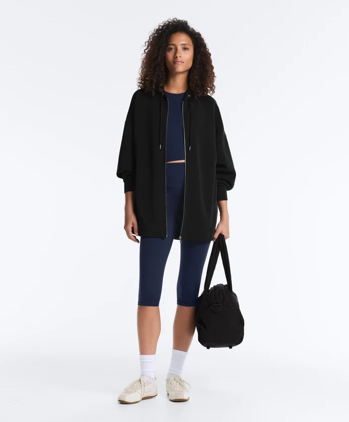 Chaqueta larga Soft Touch con modal Chaqueta larga Soft Touch con modal