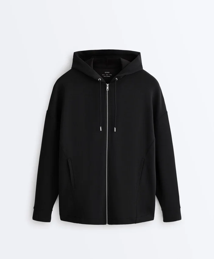Chaqueta larga Soft Touch con modal Chaqueta larga Soft Touch con modal