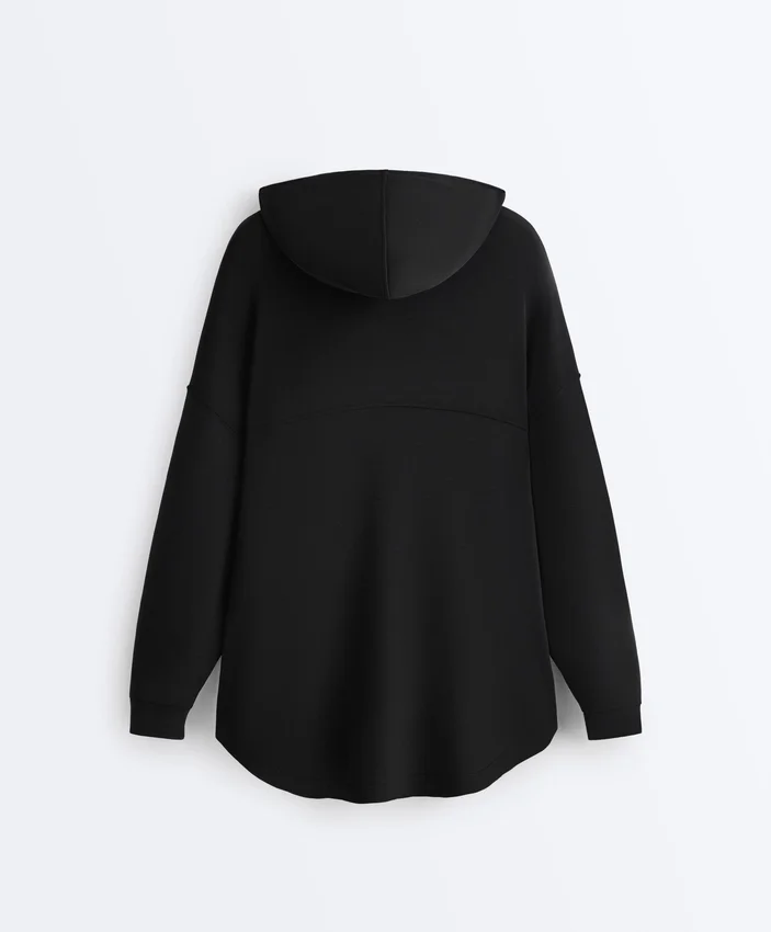Chaqueta larga Soft Touch con modal Chaqueta larga Soft Touch con modal