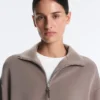 Chaqueta larga tipo corsé con cinturón de modal Soft Touch Chaqueta larga tipo corsé con cinturón de modal Soft Touch