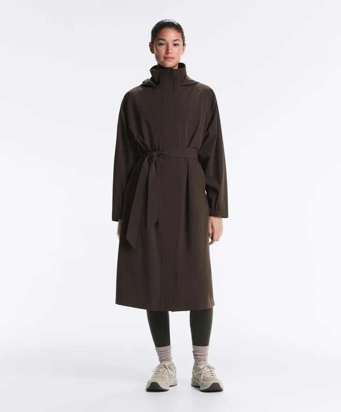 Chaqueta larga ultraligera impermeable 10K Chaqueta larga ultraligera impermeable 10K