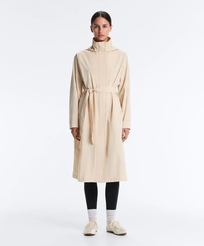 Chaqueta larga ultraligera impermeable 10K Chaqueta larga ultraligera impermeable 10K
