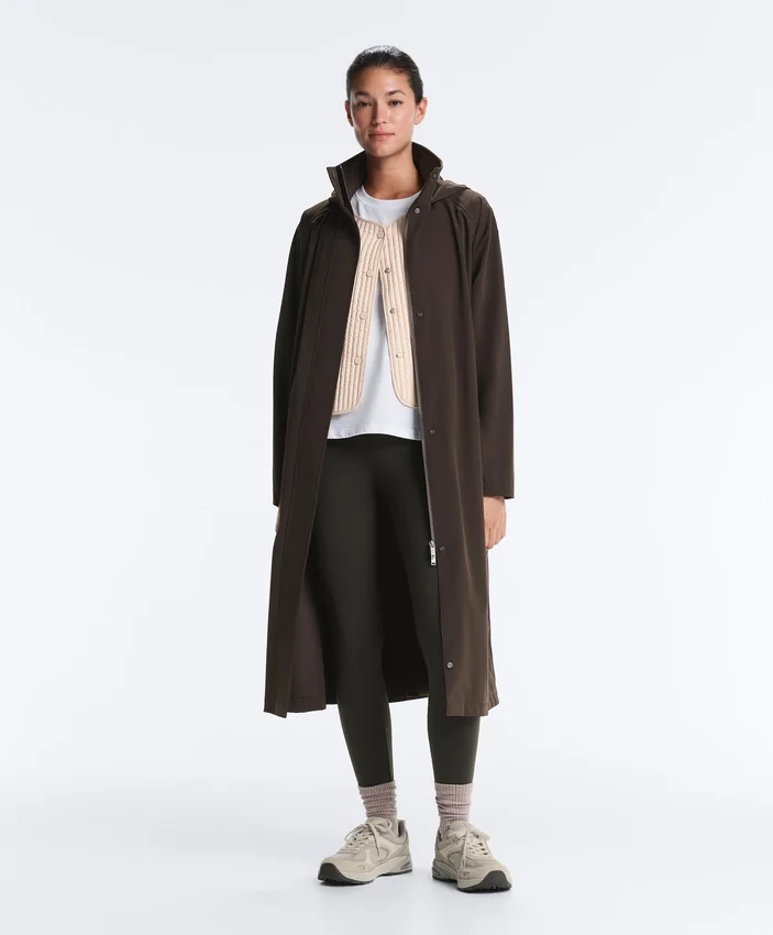Chaqueta larga ultraligera impermeable 10K Chaqueta larga ultraligera impermeable 10K
