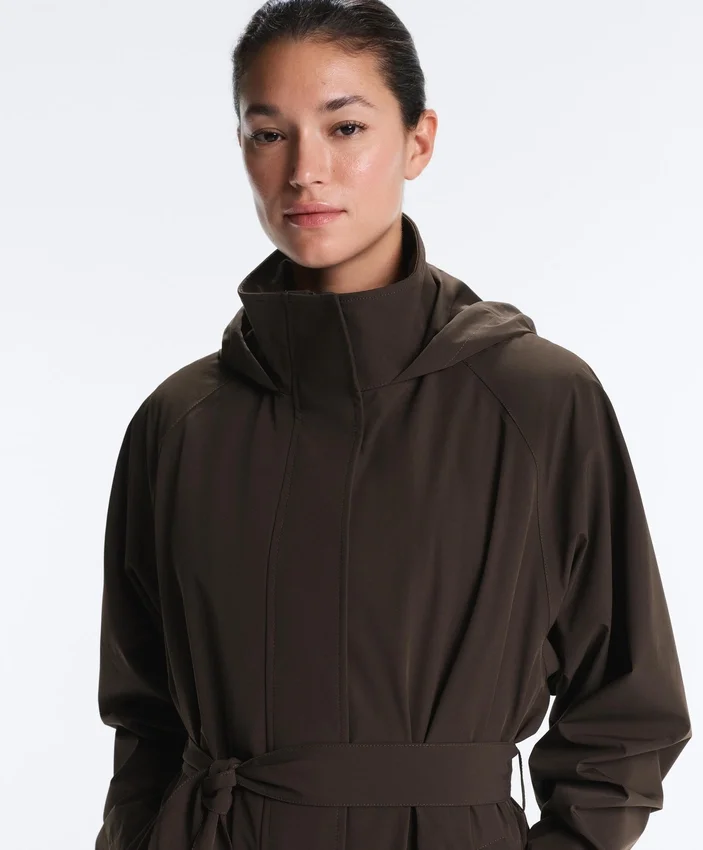 Chaqueta larga ultraligera impermeable 10K Chaqueta larga ultraligera impermeable 10K