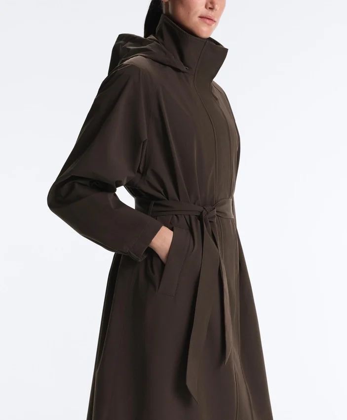 Chaqueta larga ultraligera impermeable 10K Chaqueta larga ultraligera impermeable 10K