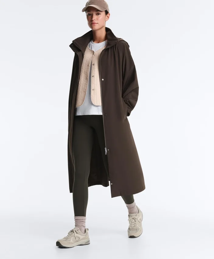 Chaqueta larga ultraligera impermeable 10K Chaqueta larga ultraligera impermeable 10K