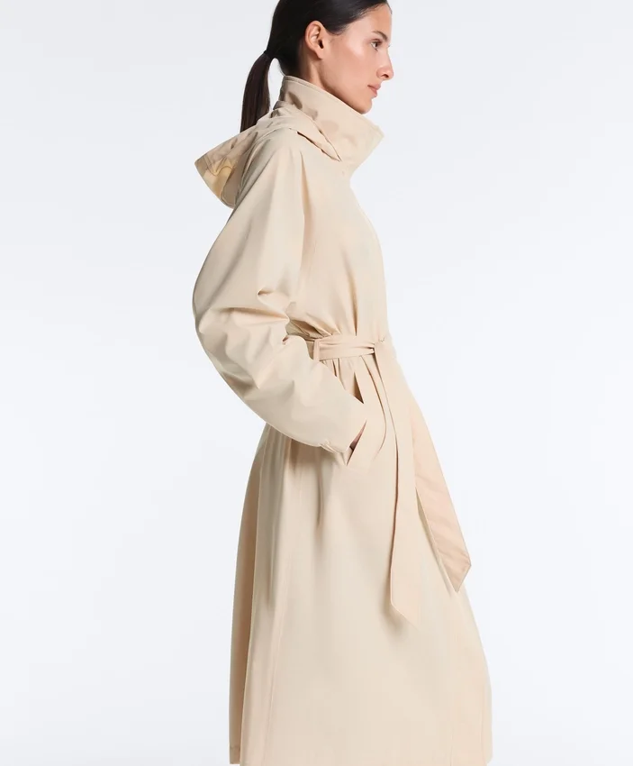 Chaqueta larga ultraligera impermeable 10K Chaqueta larga ultraligera impermeable 10K