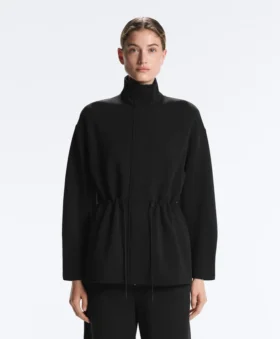 Chaqueta larga utilitaria de modal Soft Touch