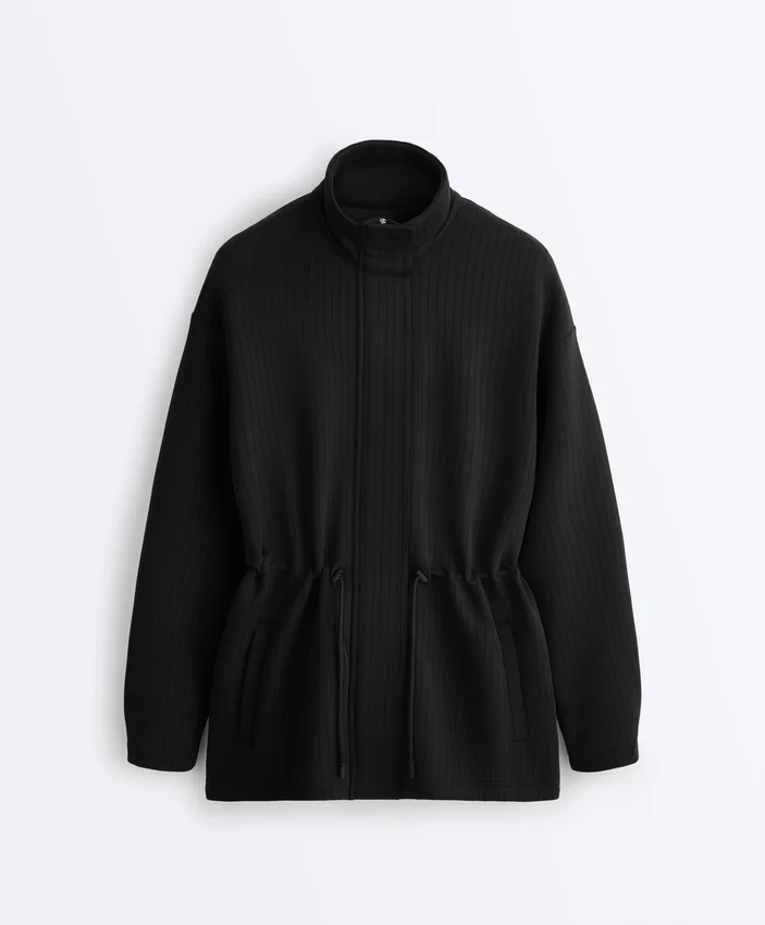 Chaqueta larga utilitaria de modal Soft Touch Chaqueta larga utilitaria de modal Soft Touch