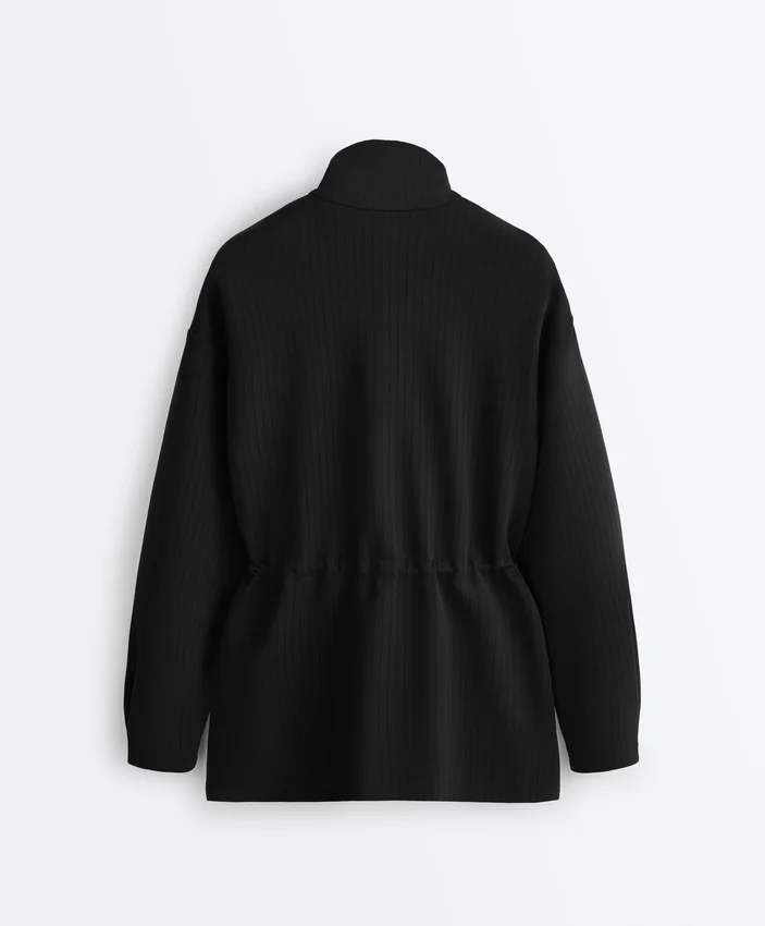 Chaqueta larga utilitaria de modal Soft Touch Chaqueta larga utilitaria de modal Soft Touch