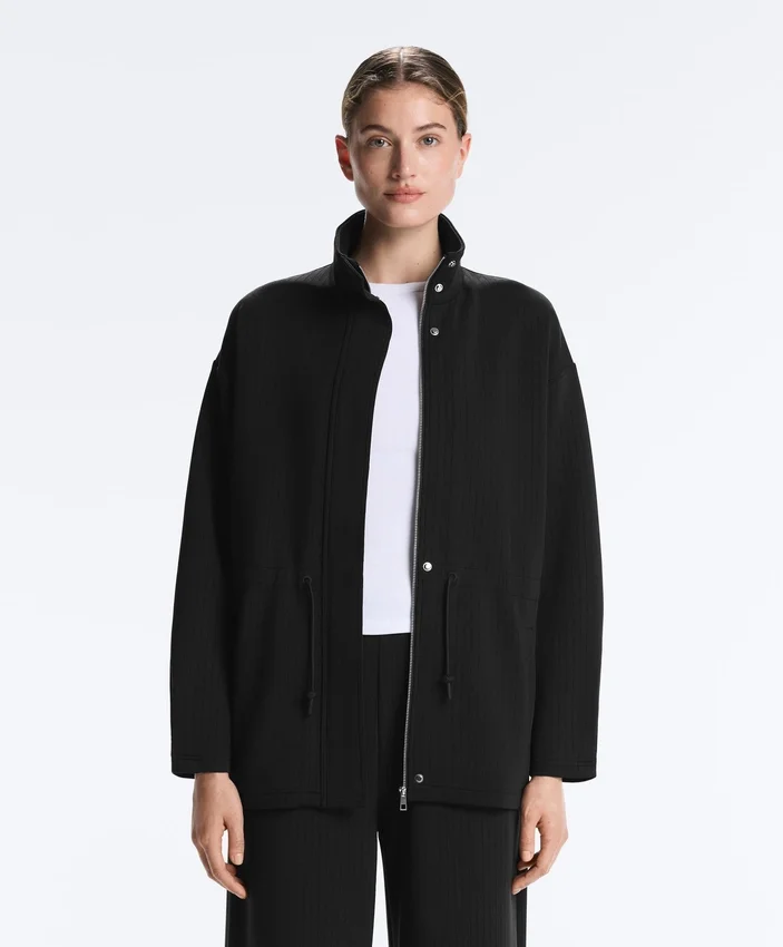 Chaqueta larga utilitaria de modal Soft Touch Chaqueta larga utilitaria de modal Soft Touch