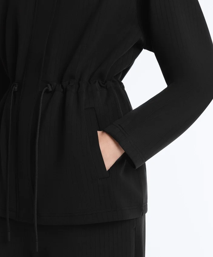 Chaqueta larga utilitaria de modal Soft Touch Chaqueta larga utilitaria de modal Soft Touch