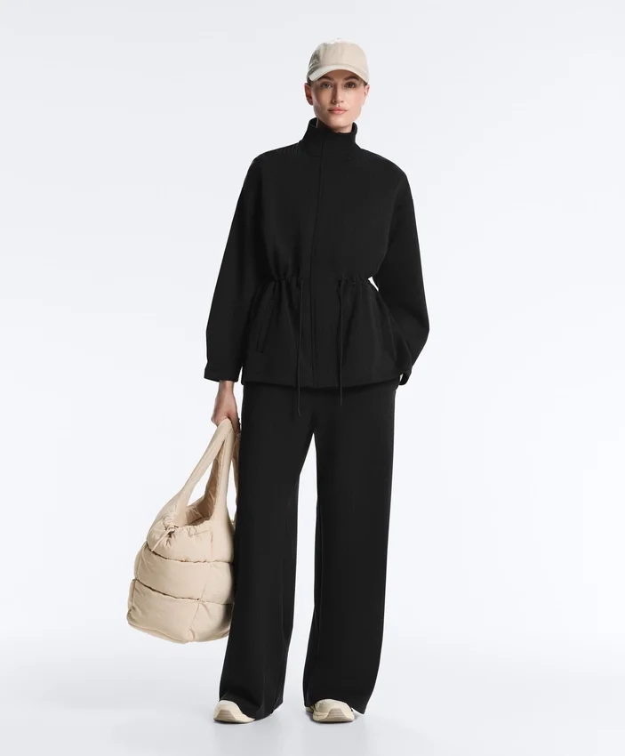 Chaqueta larga utilitaria de modal Soft Touch Chaqueta larga utilitaria de modal Soft Touch