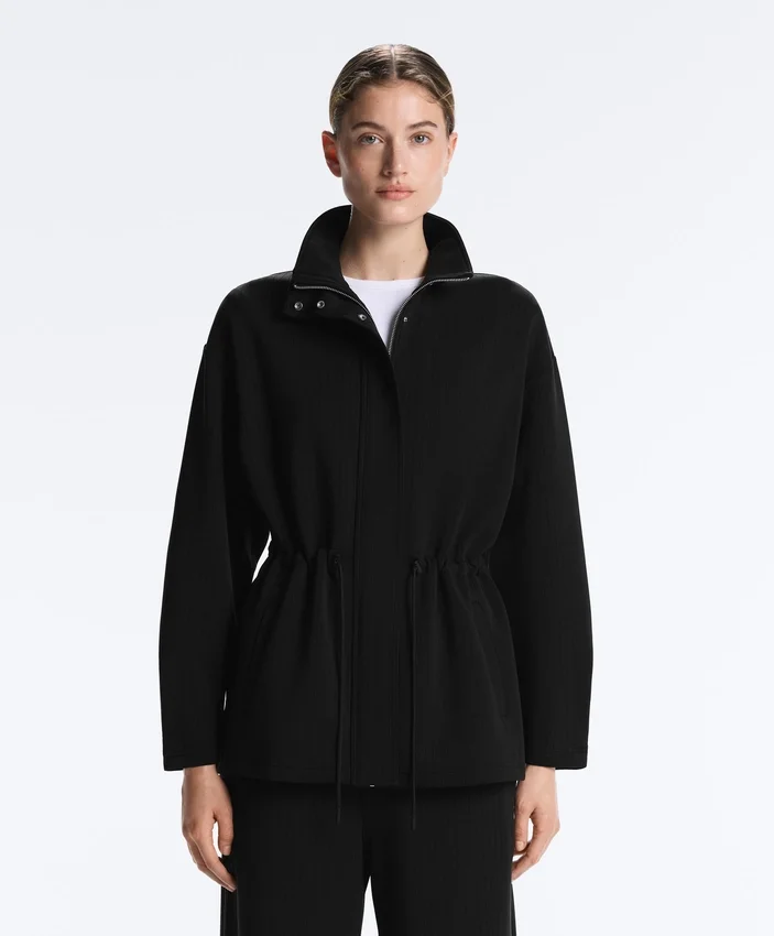 Chaqueta larga utilitaria de modal Soft Touch Chaqueta larga utilitaria de modal Soft Touch
