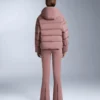 Pantalones de esquí elásticos acampanados y resistentes al agua