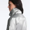 Chaqueta repelente al agua con efecto metalizado Chaqueta repelente al agua con efecto metalizado