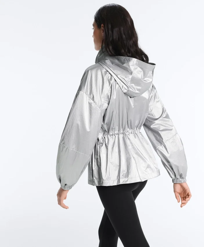Chaqueta repelente al agua con efecto metalizado Chaqueta repelente al agua con efecto metalizado