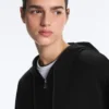 Chaqueta Soft Touch con capucha de tacto suave y modal