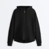 Chaqueta Soft Touch con capucha de tacto suave y modal