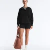 Sudadera con cremallera de modal Soft Touch de tacto suave Sudadera con cremallera de modal Soft Touch de tacto suave