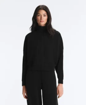 Chaqueta Soft Touch de modal con dobladillo de festón