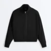 Chaqueta Soft Touch de modal con dobladillo de festón