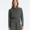 Chaqueta Soft Touch de modal suave con cinturón Chaqueta Soft Touch de modal suave con cinturón