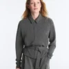 Chaqueta Soft Touch de modal suave con cinturón Chaqueta Soft Touch de modal suave con cinturón