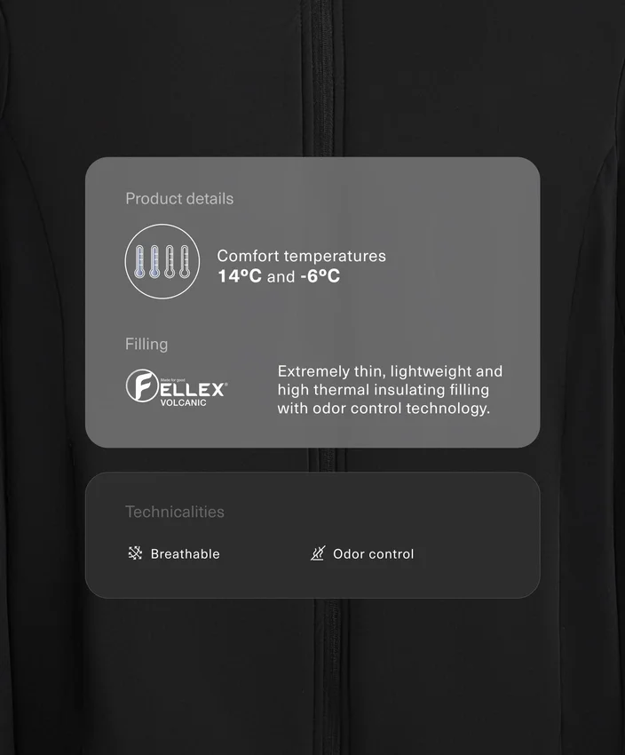 Chaqueta técnica acolchada Fellex® Volcanic Chaqueta técnica acolchada Fellex® Volcanic