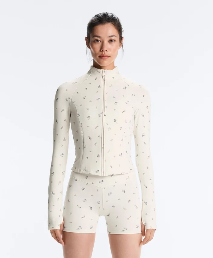 Chaqueta técnica Evermove con estampado floral Chaqueta técnica Evermove con estampado floral