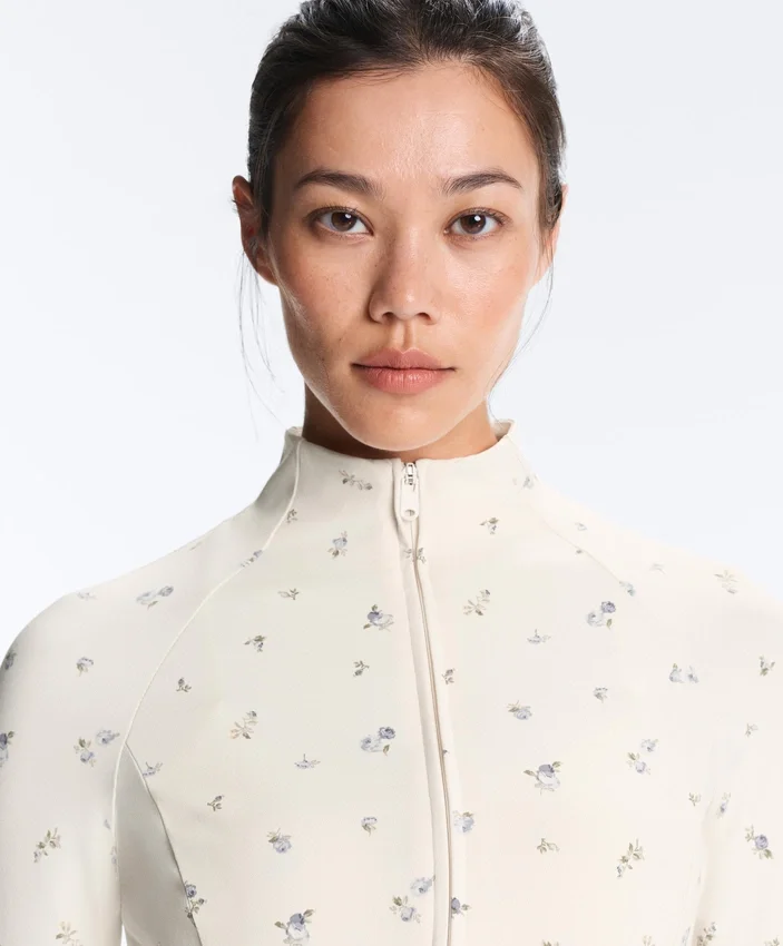 Chaqueta técnica Evermove con estampado floral Chaqueta técnica Evermove con estampado floral