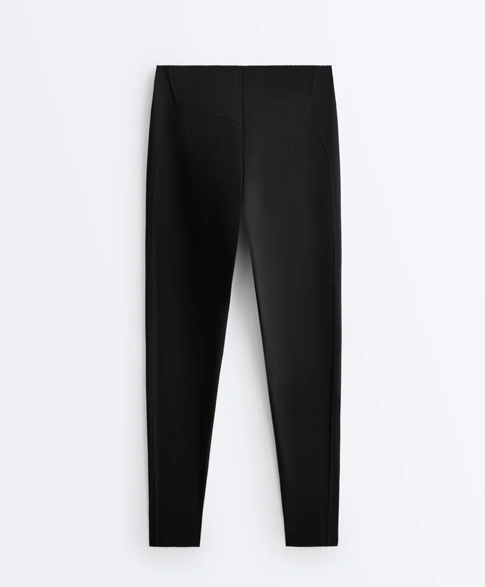 Compressive Leggings de cintura alta hasta el tobillo Compressive Leggings de cintura alta hasta el tobillo