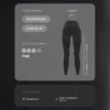Compressive Leggings de cintura alta hasta el tobillo Compressive Leggings de cintura alta hasta el tobillo