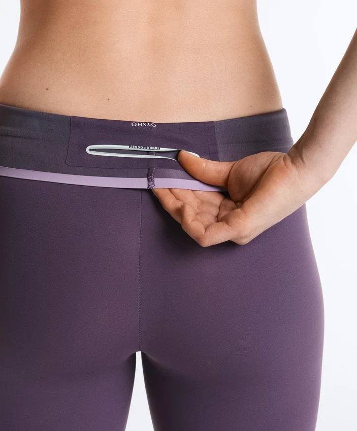 Compressive Leggings de talle alto con largo hasta el tobillo de 65 cm Compressive Leggings de talle alto con largo hasta el tobillo de 65 cm