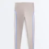 Compressive Leggings de talón alto con contraste