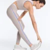 Compressive Leggings de talón alto con contraste