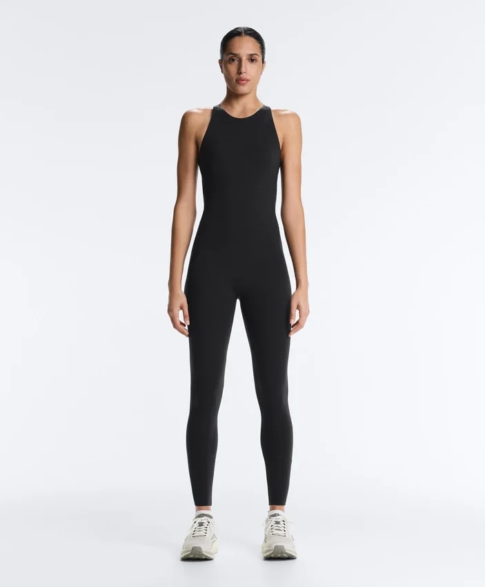 Compressive Mono largo con cuello halter Compressive Mono largo con cuello halter