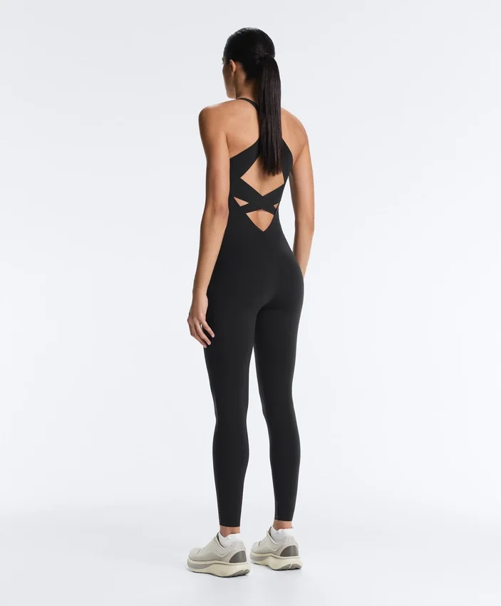 Compressive Mono largo con cuello halter Compressive Mono largo con cuello halter