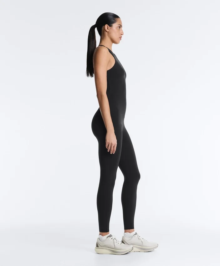 Compressive Mono largo con cuello halter Compressive Mono largo con cuello halter