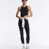 Compressive Mono largo con cuello halter Compressive Mono largo con cuello halter