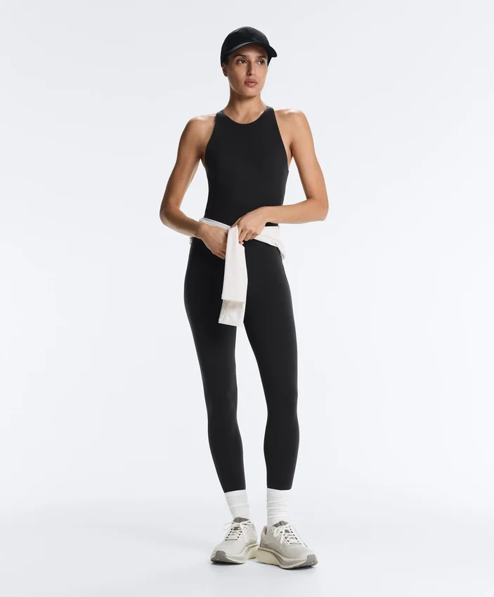 Compressive Mono largo con cuello halter Compressive Mono largo con cuello halter