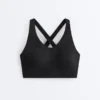 Compressive sports bra with crossed back and firm support Compressive sports bra with crossed back and firm support