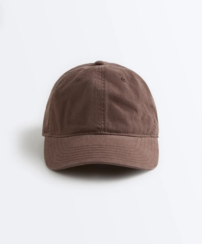 Gorra con efecto lavado 100 % algodón con cordón Gorra con efecto lavado 100 % algodón con cordón